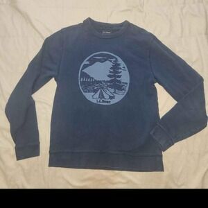 LL Bean crewneck sweatshirt. Blue. Womens or Unisex size Small